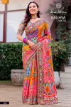 Raghwi Vol 2 By Kashvi Chinon Printed Beads Saree 